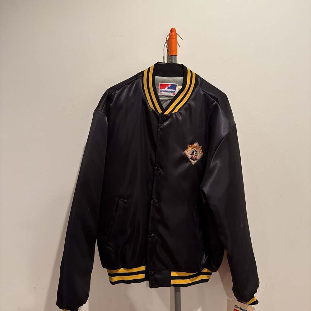 Vintage Pittsburgh Pirates Swingster Satin Bomber Jacket XL